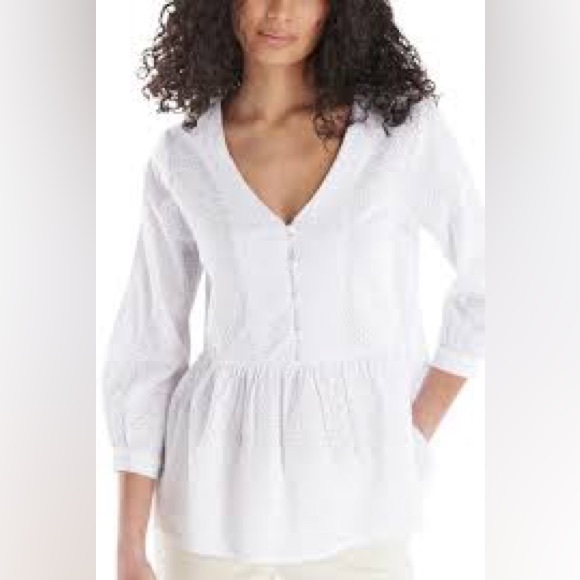 Barbour Binweed Cotton Eyelet Top - Picture 1 of 5